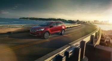 2017 Ford Escape Titanium Shown in Ruby Red Metallic 